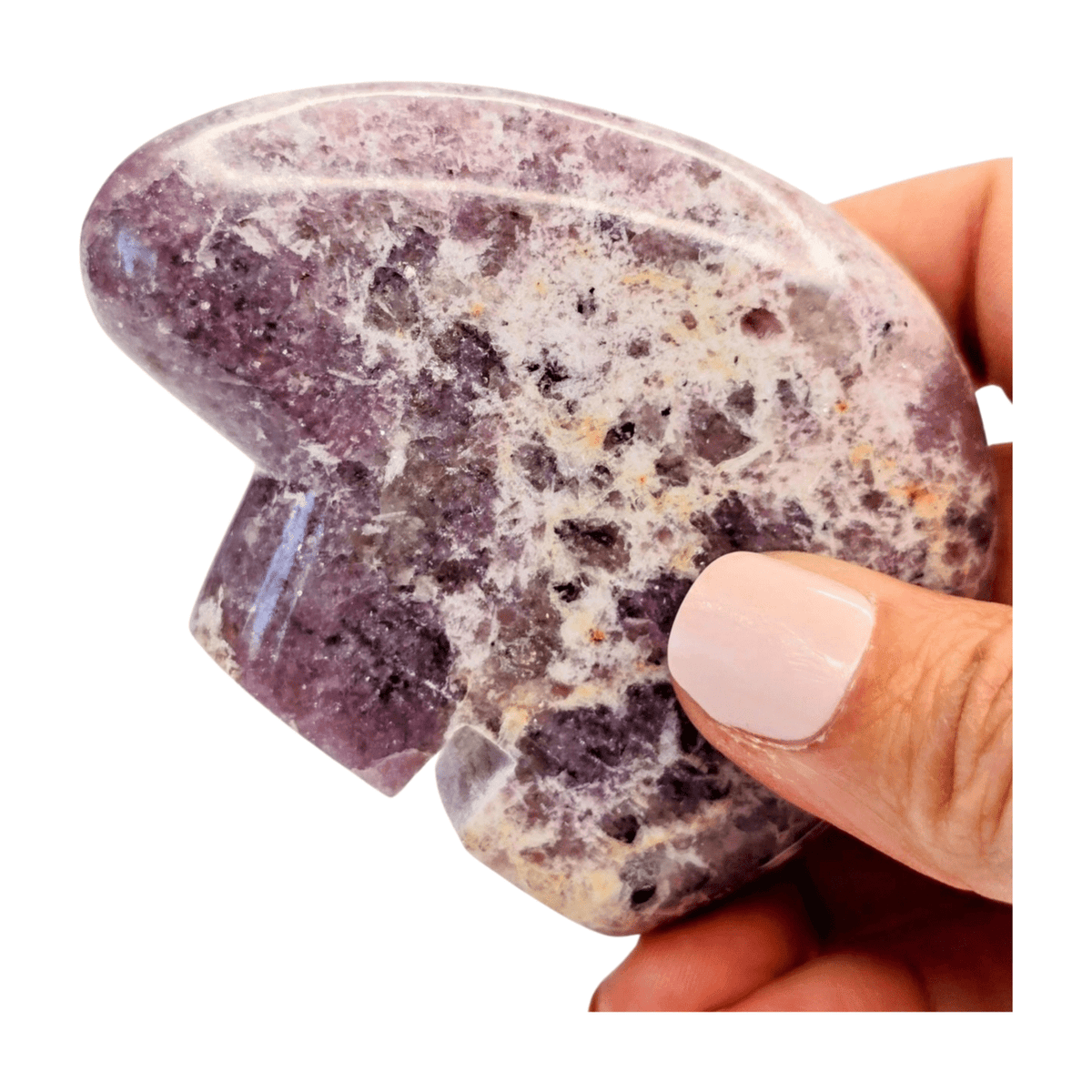 Lepidolite Bear - Medium