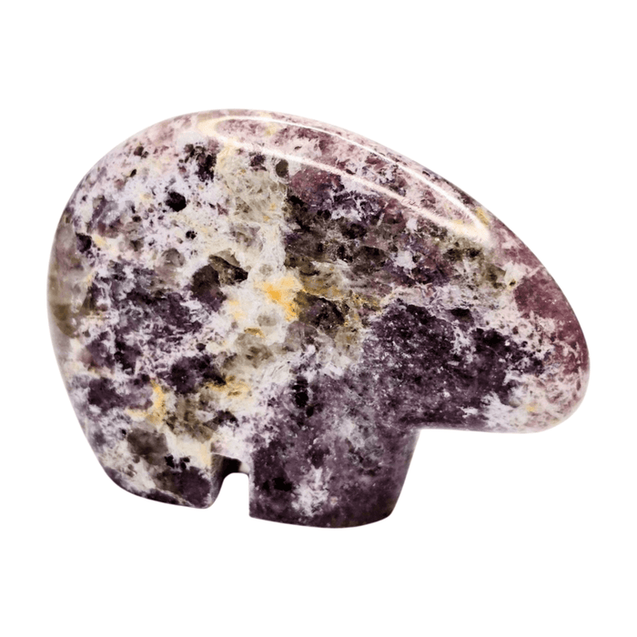 Lepidolite Bear - Medium