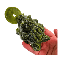 Serpentine Money Frog with Coin