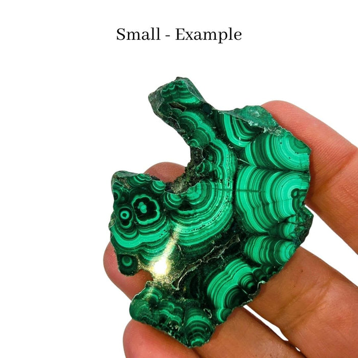 Malachite Slice - Small