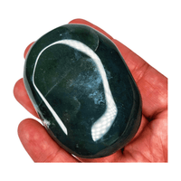 Moss Agate Palm Stone