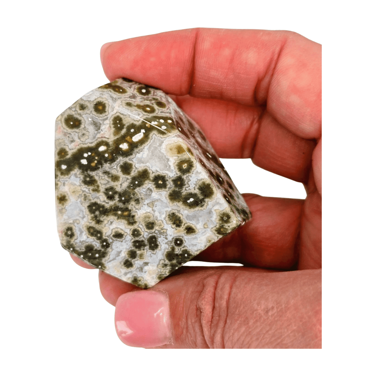 Ocean Jasper Free Form - Hand Held
