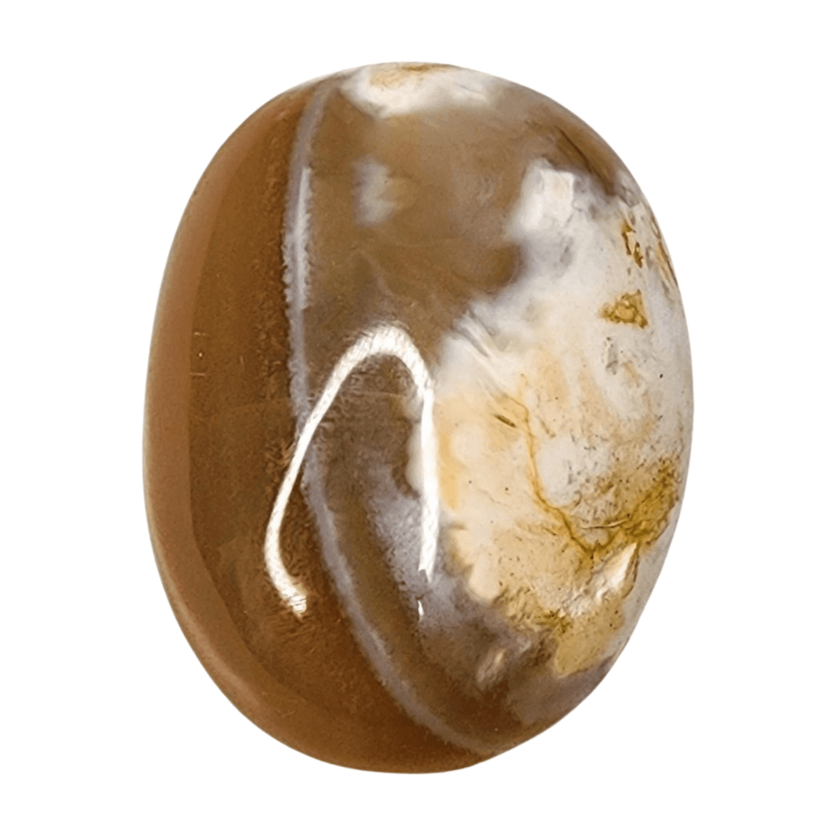 Orca Agate Pocket Stone