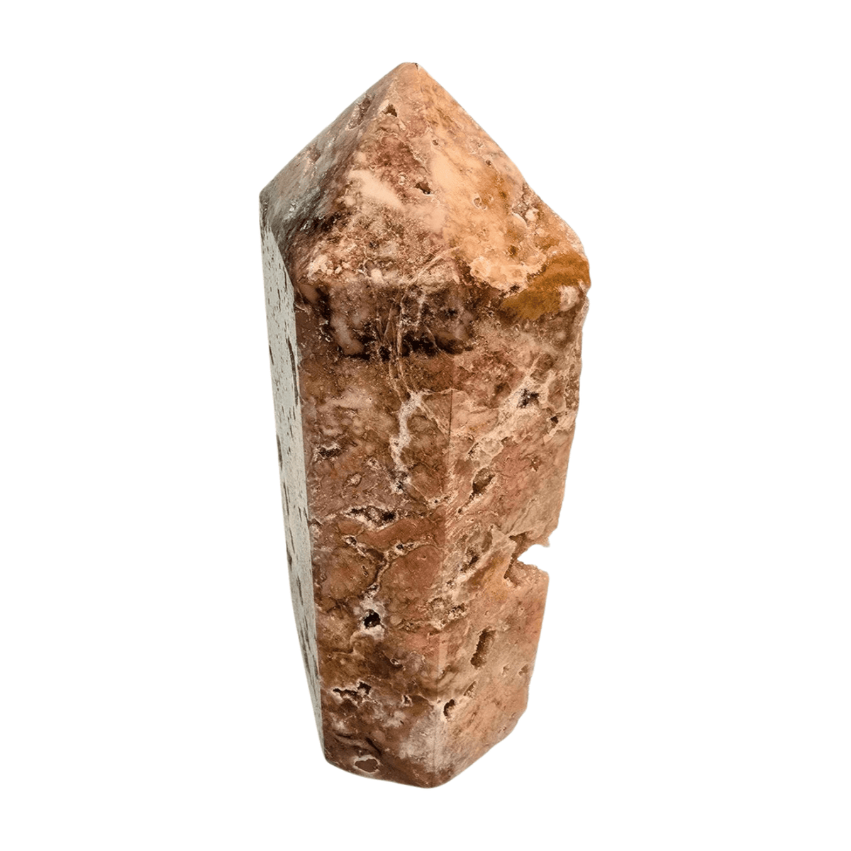 Pink Amethyst Tower with Druzy