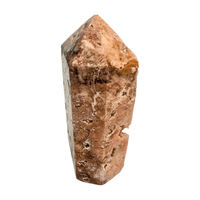 Pink Amethyst Tower with Druzy