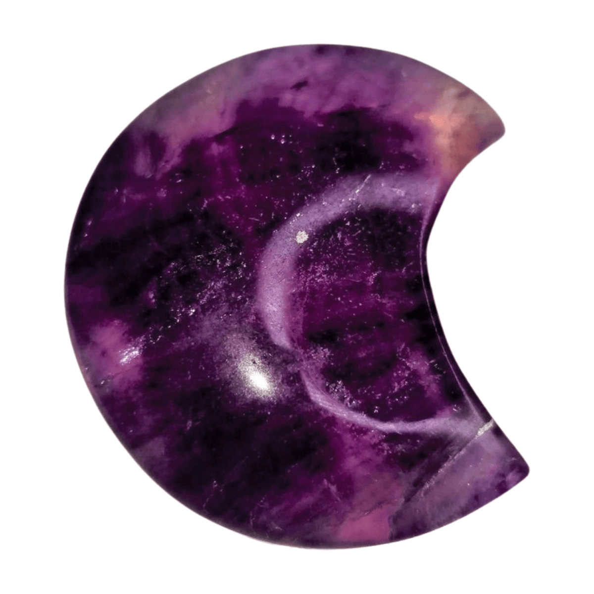 Purple Fluorite Moon