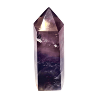 Purple Rainbow Fluorite Tower