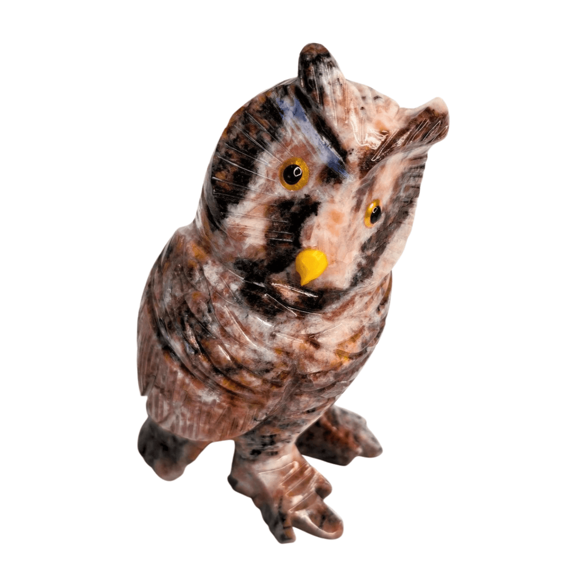 Brazilian Rainbow Calcite Owl