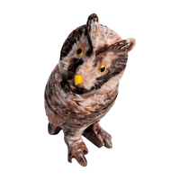 Brazilian Rainbow Calcite Owl