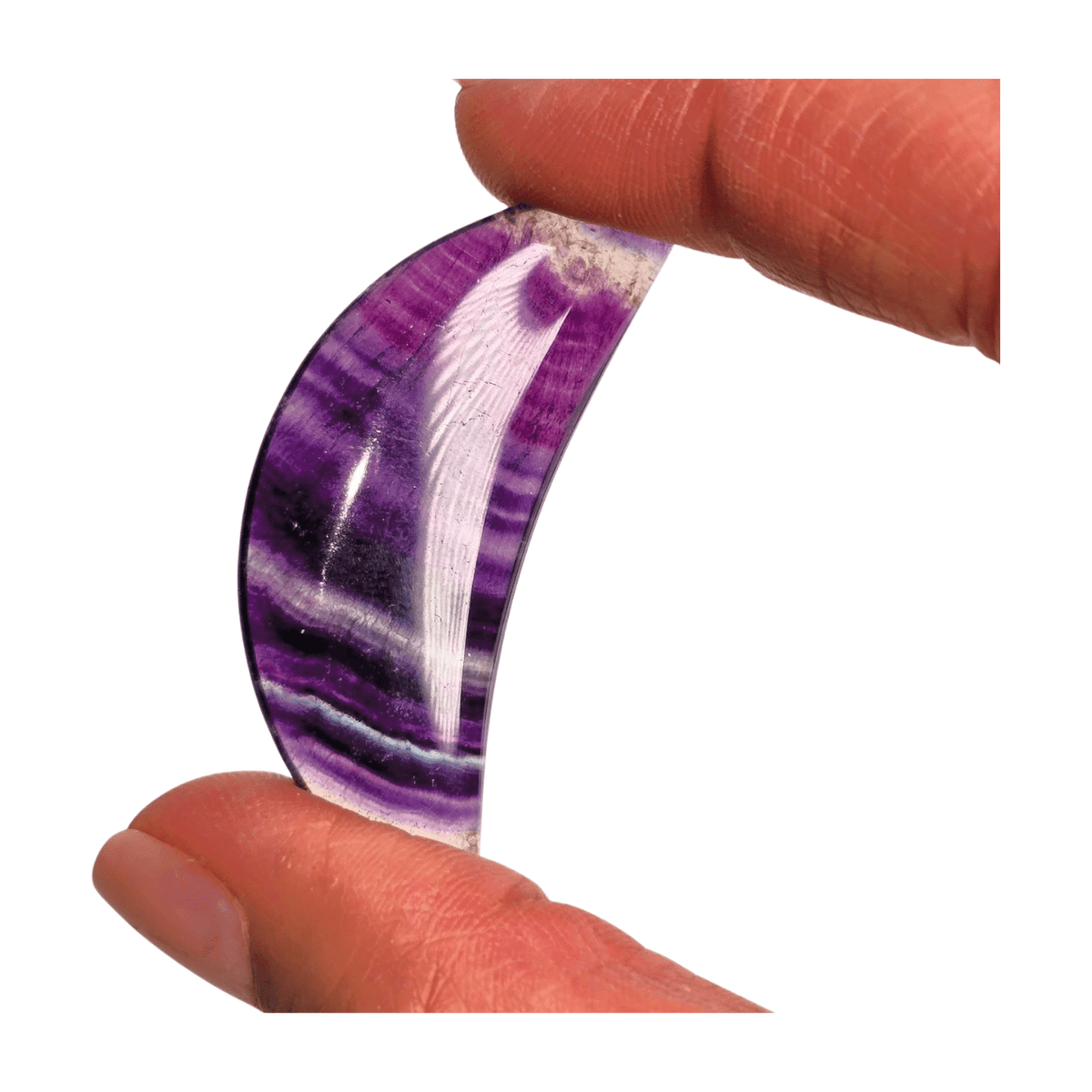 Rainbow Fluorite Mini Moon