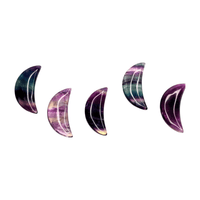 Rainbow Fluorite Mini Moon