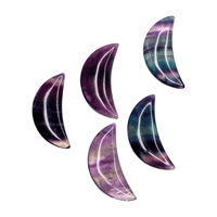 Rainbow Fluorite Mini Moon