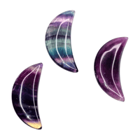 Rainbow Fluorite Mini Moon