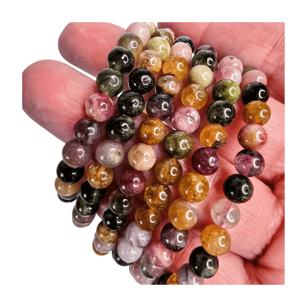 Watermelon Tourmaline Bracelet