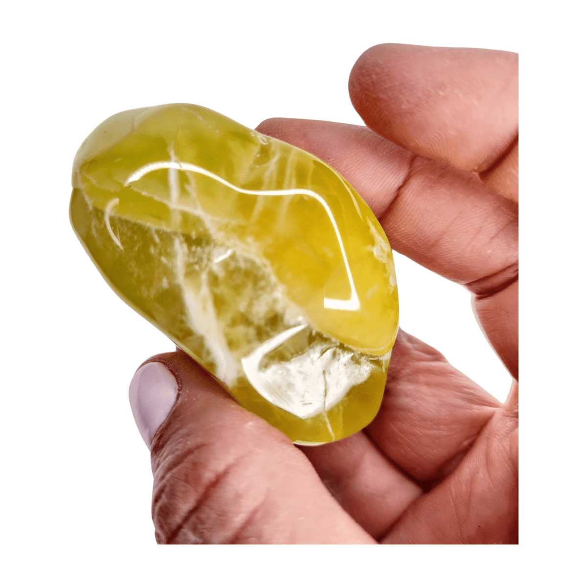 Australian Golden Prehnite Pebble