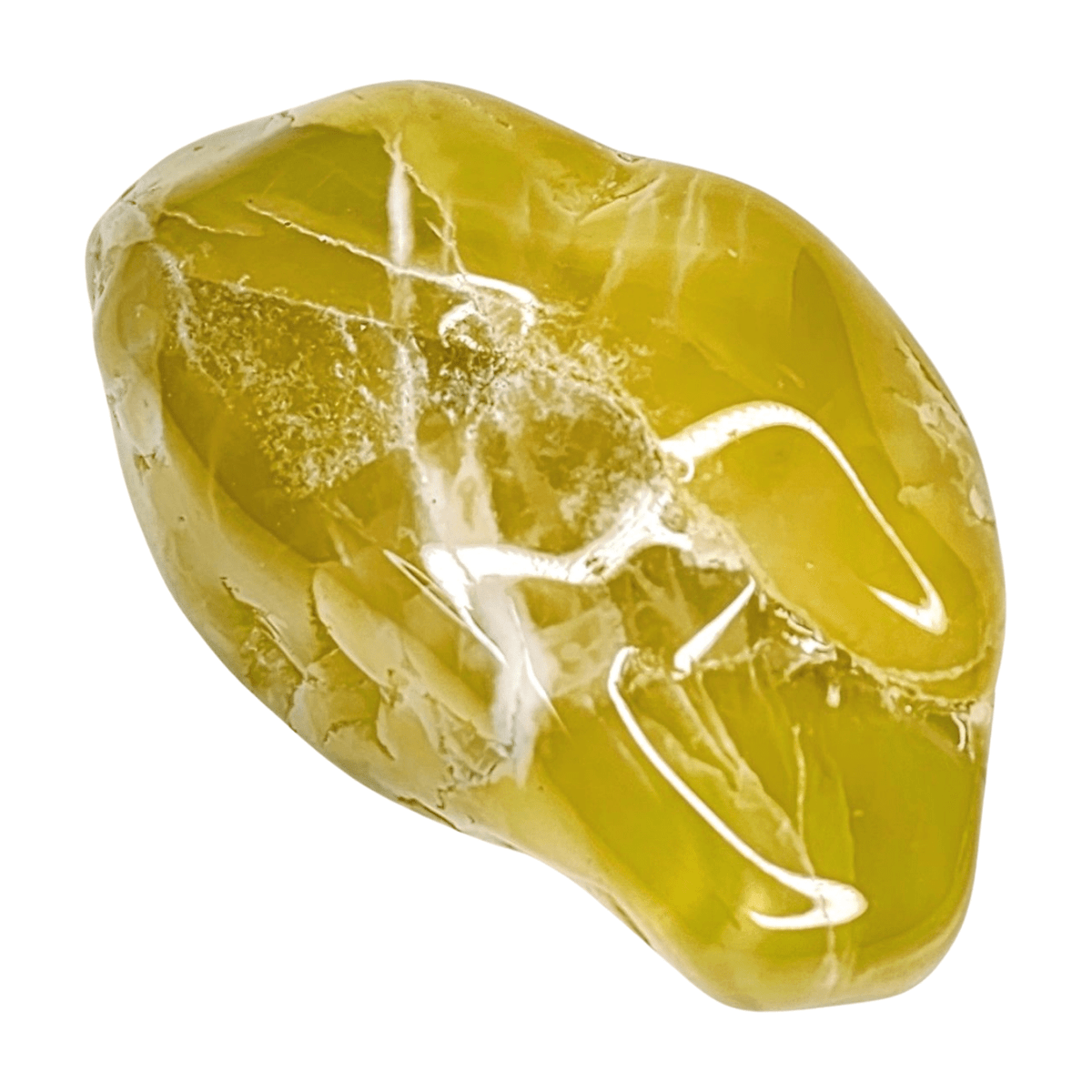 Australian Golden Prehnite Pebble