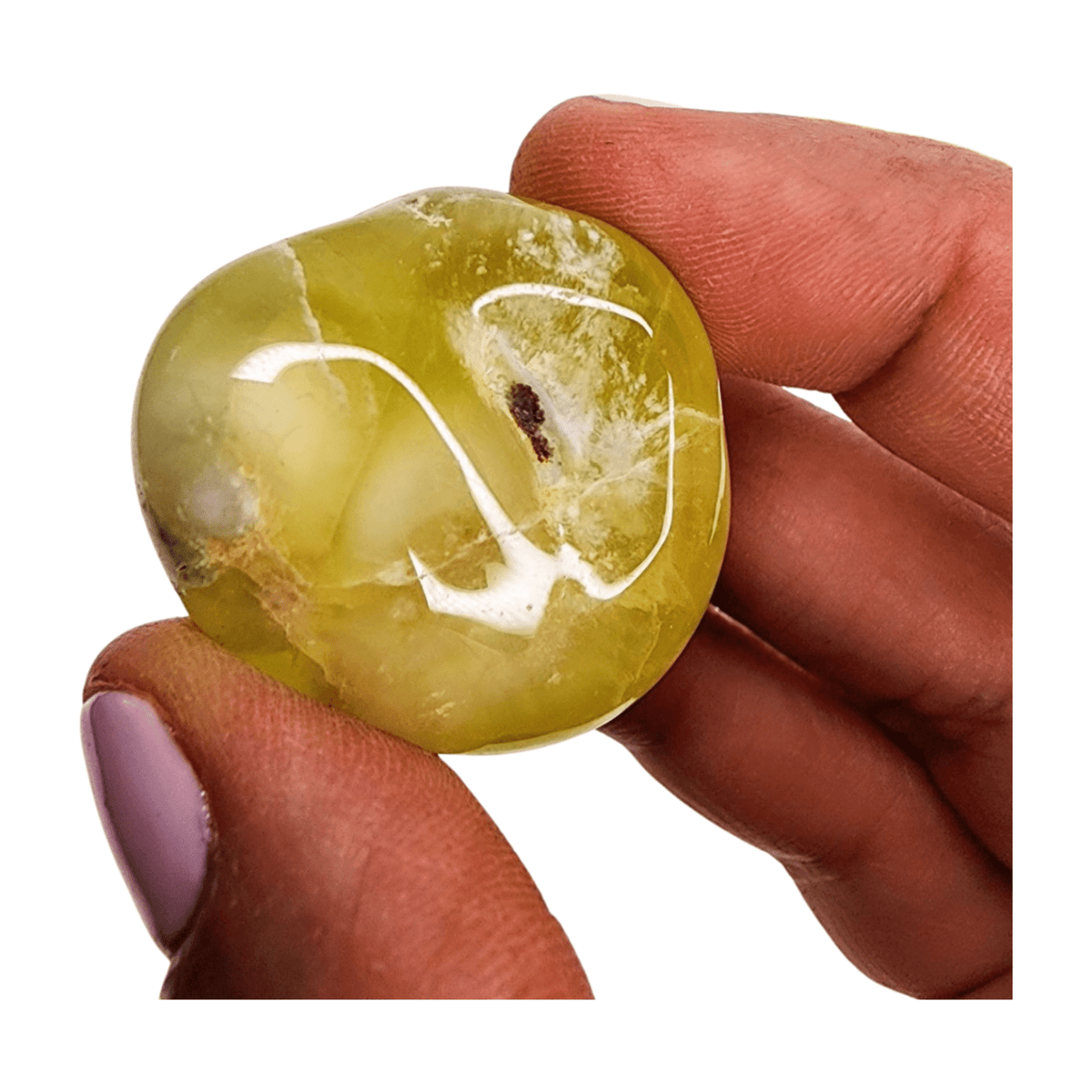 Australian Golden Prehnite Pebble