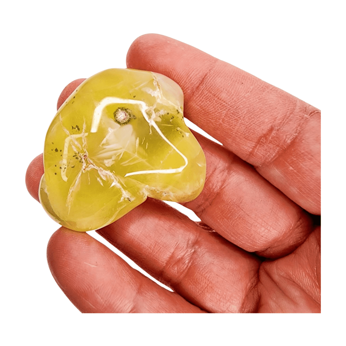 Australian Golden Prehnite Pebble