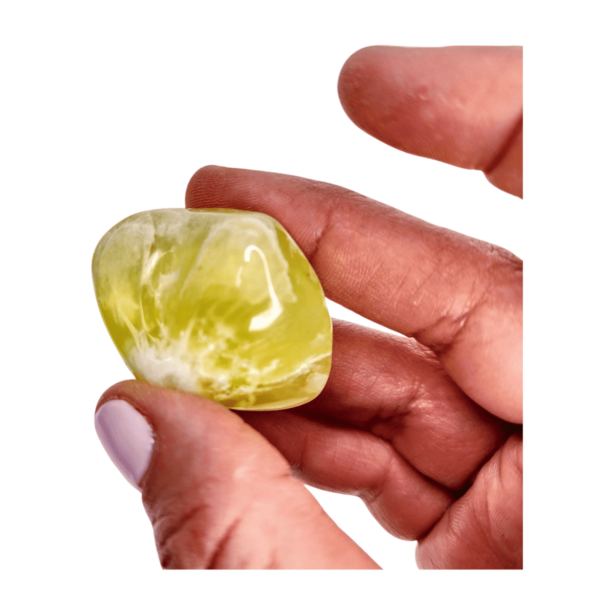 Australian Golden Prehnite Pebble