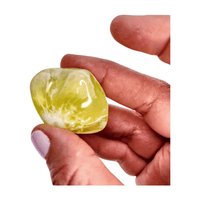 Australian Golden Prehnite Pebble
