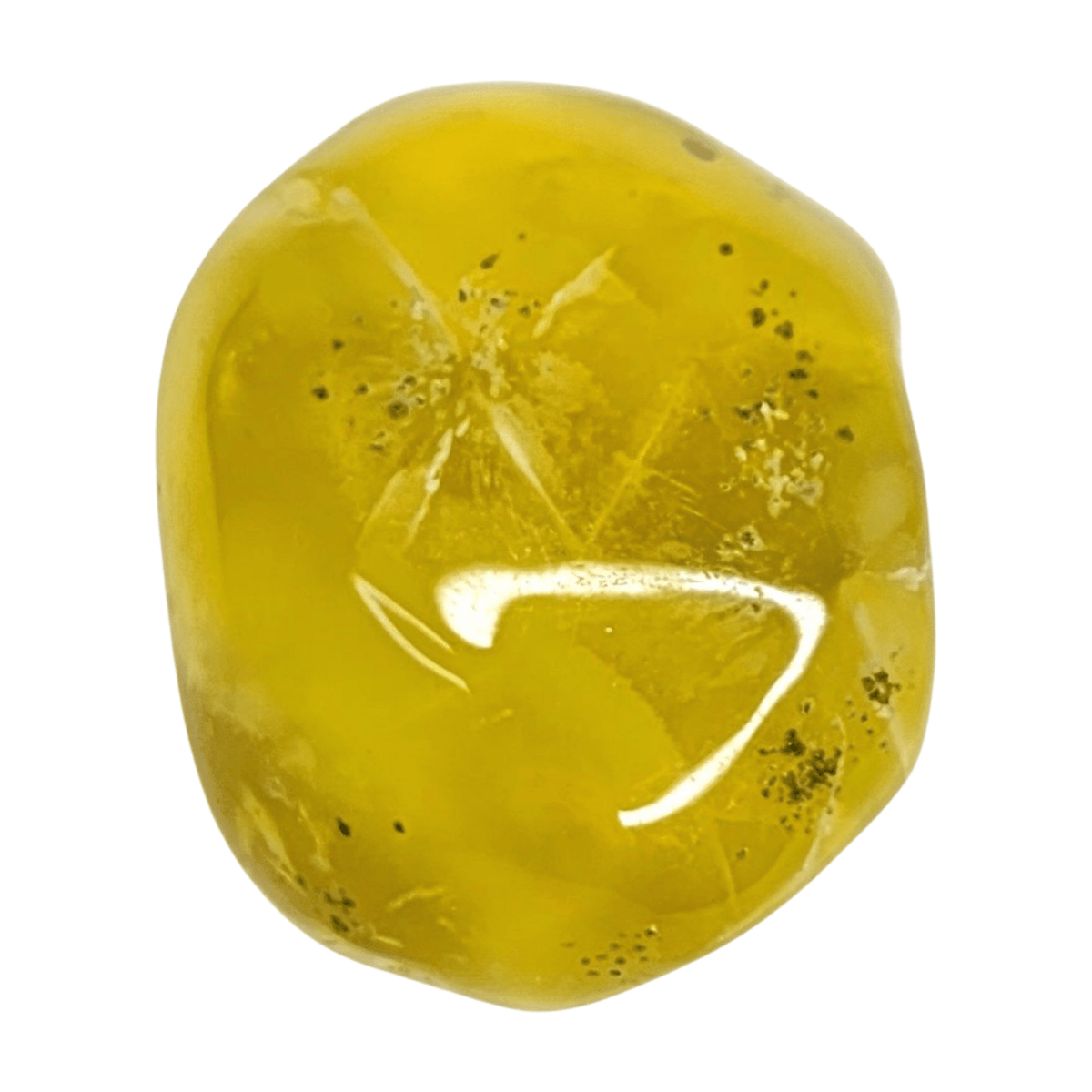 Australian Golden Prehnite Pebble