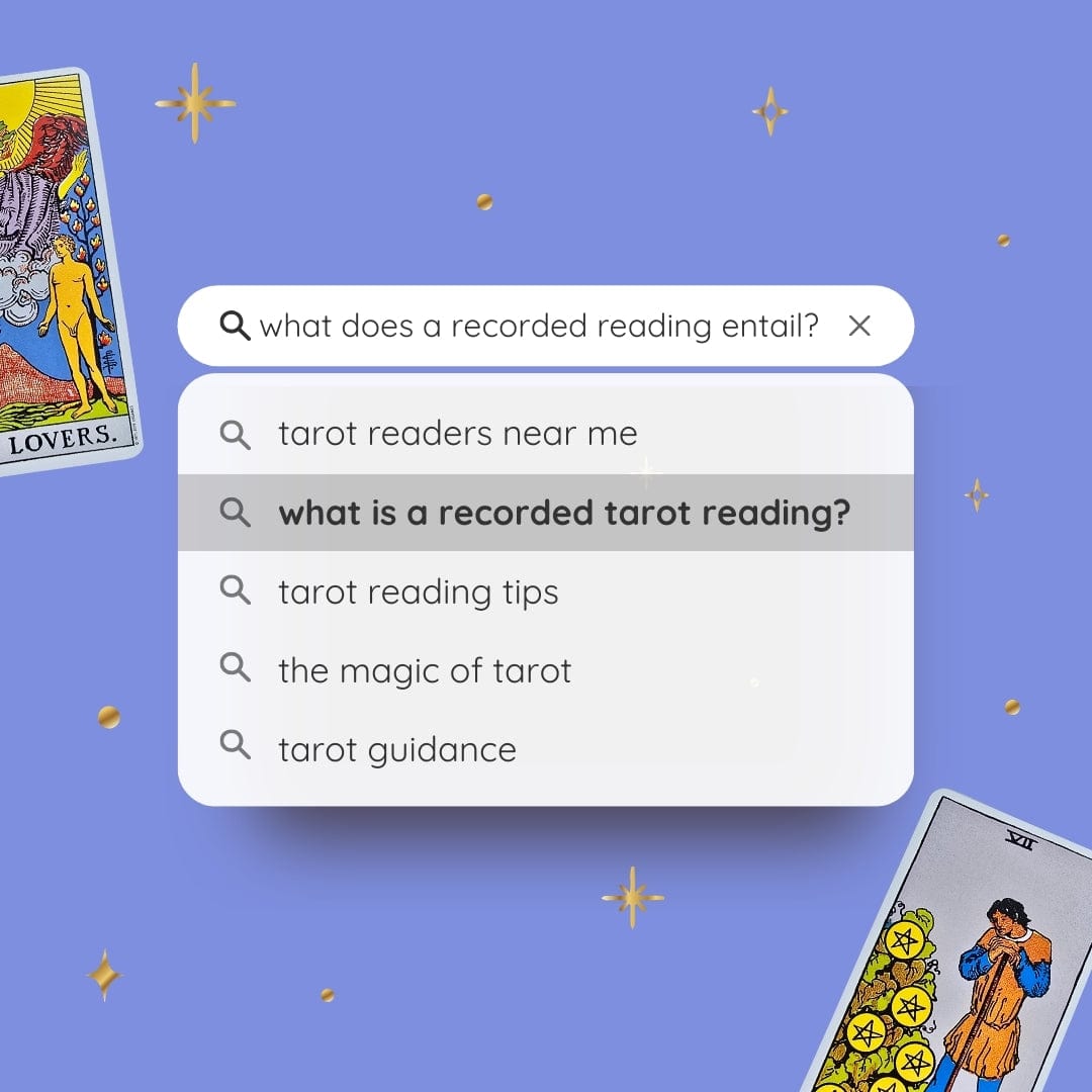 Recorded Tarot Reading - Guidance Delivered to Your Inbox