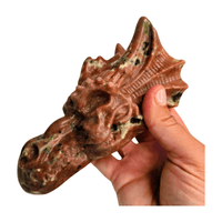 Red Aventurine Dragon Head