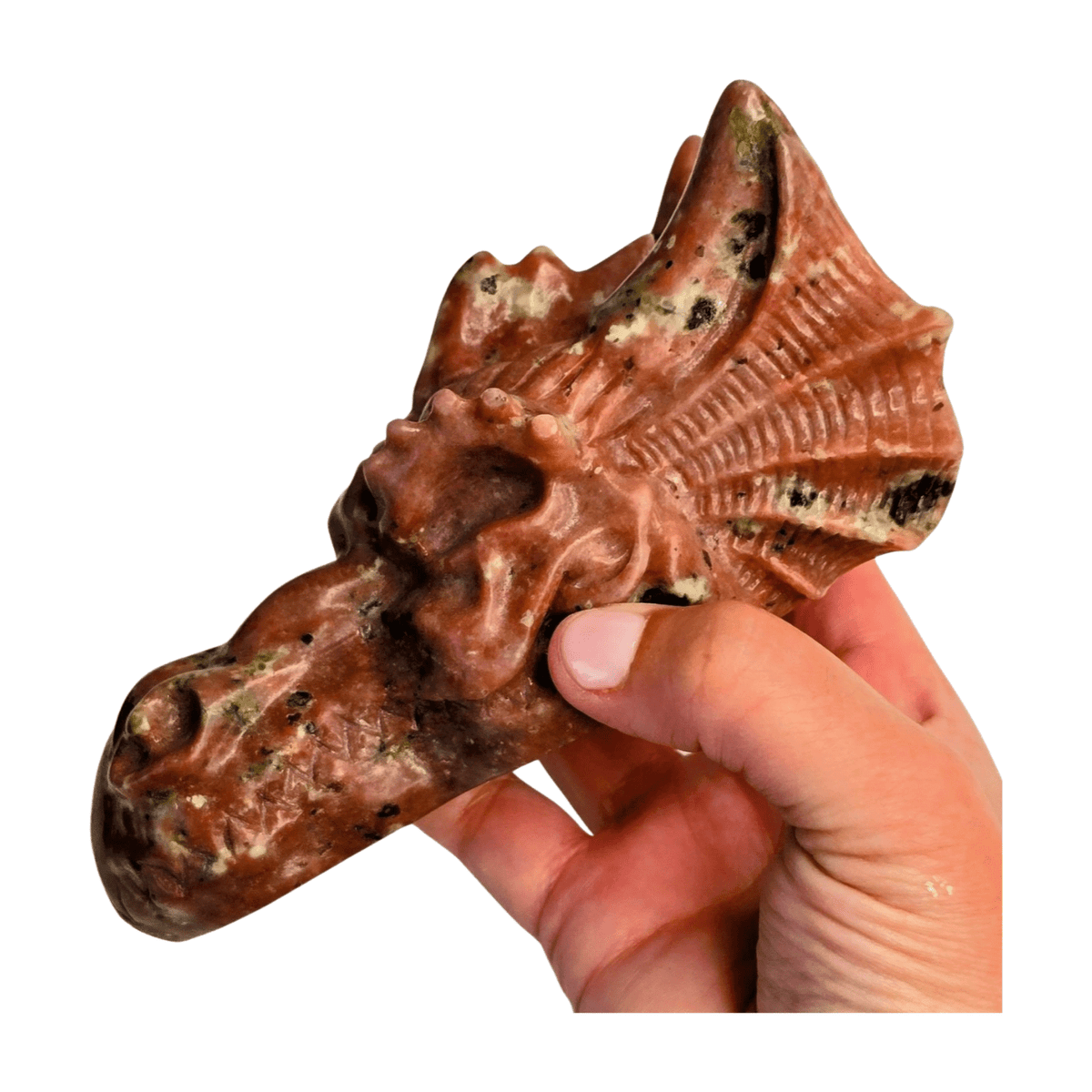 Red Aventurine Dragon Head