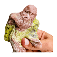 Red Aventurine and Serpentine Sasquatch - Extra Large