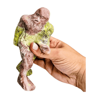 Red Aventurine and Serpentine Sasquatch - Extra Large