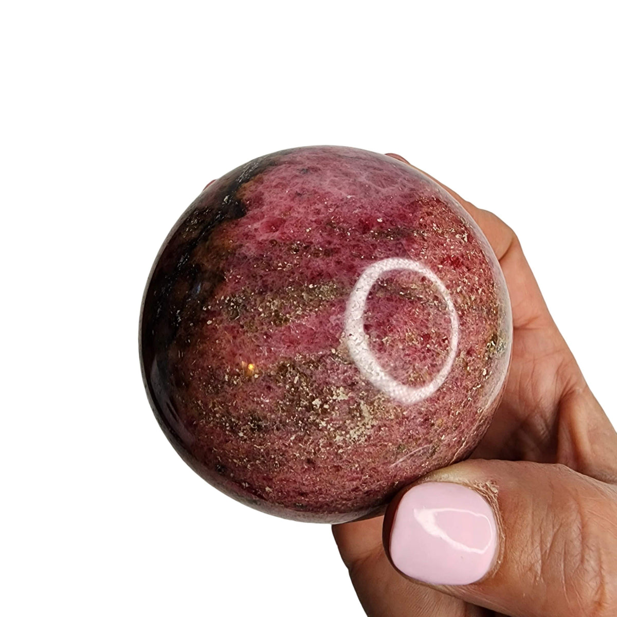 Rhodonite Sphere