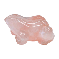 Rose Quartz Frog - Small