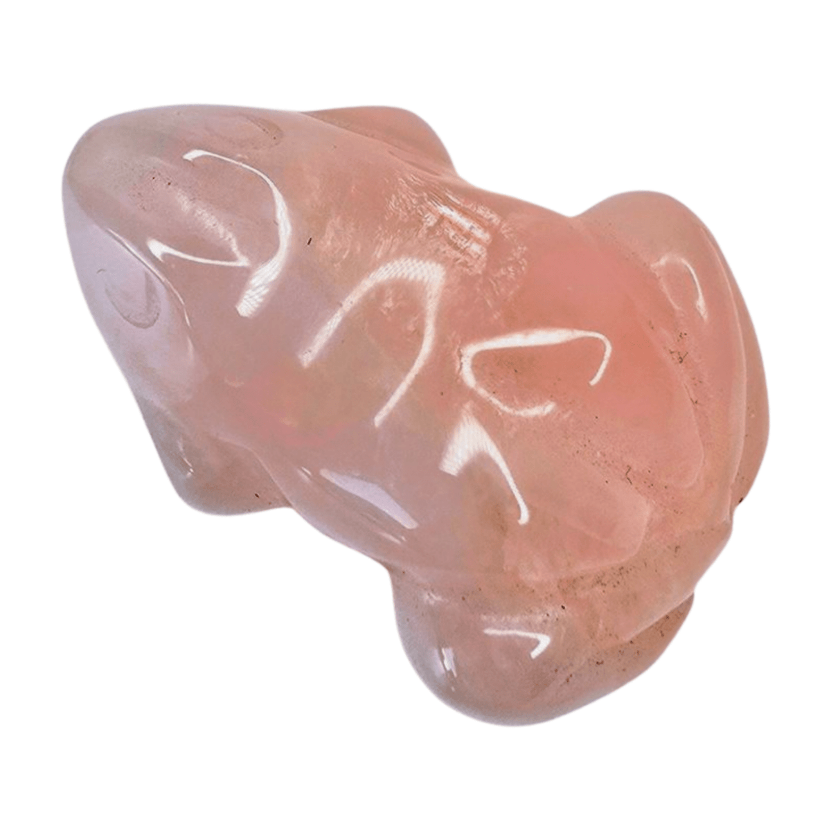 Rose Quartz Frog - Small