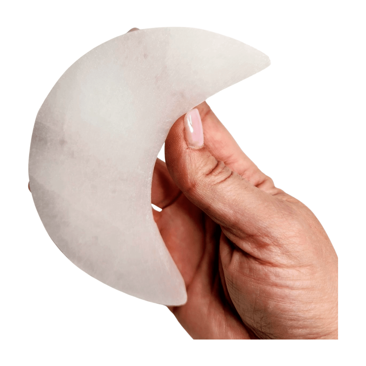 Selenite Flat Moon