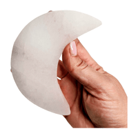 Selenite Flat Moon