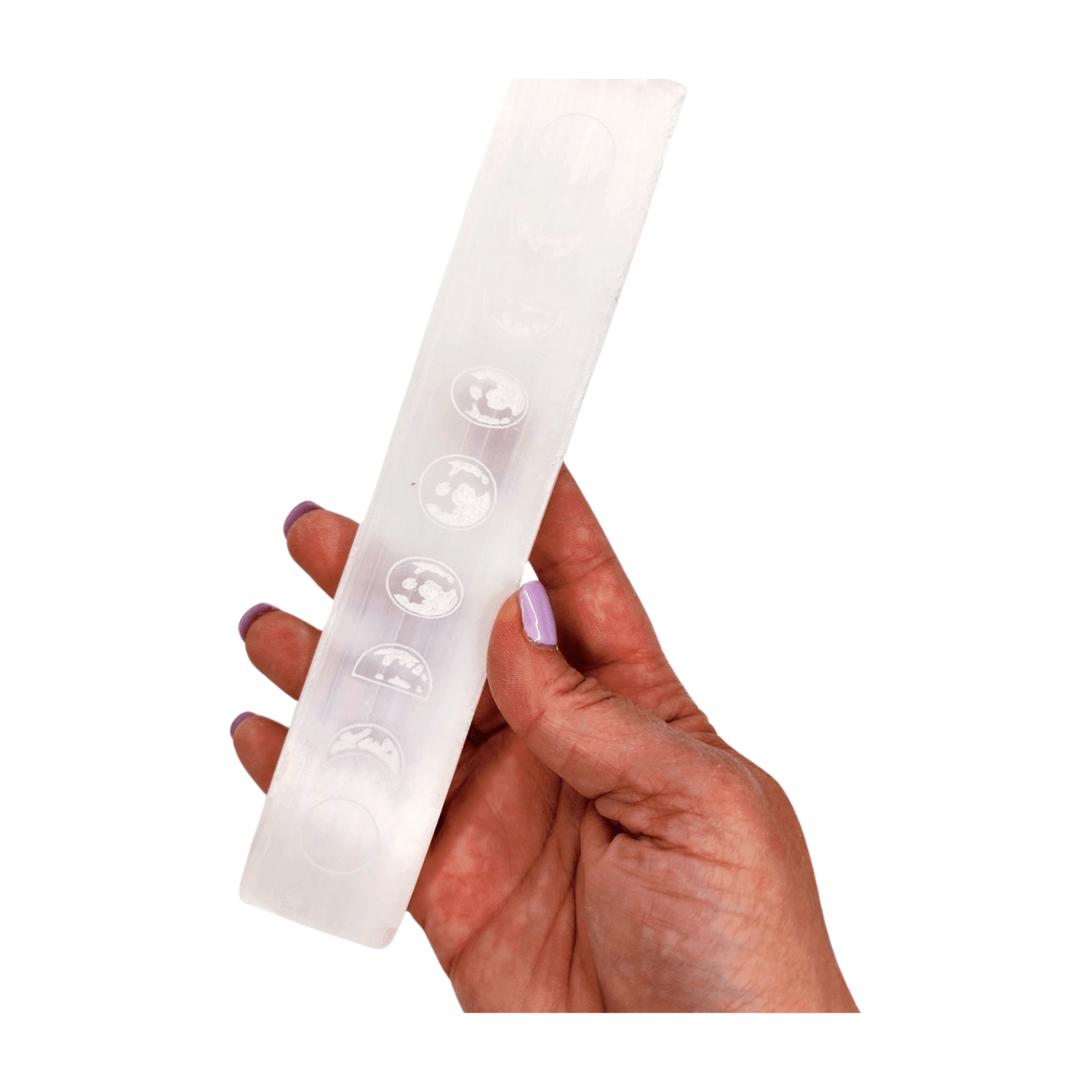 Selenite Wand - Moon Phases