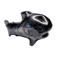 Silver Sheen Obsidian Shark