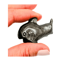 Silver Sheen Obsidian Shark