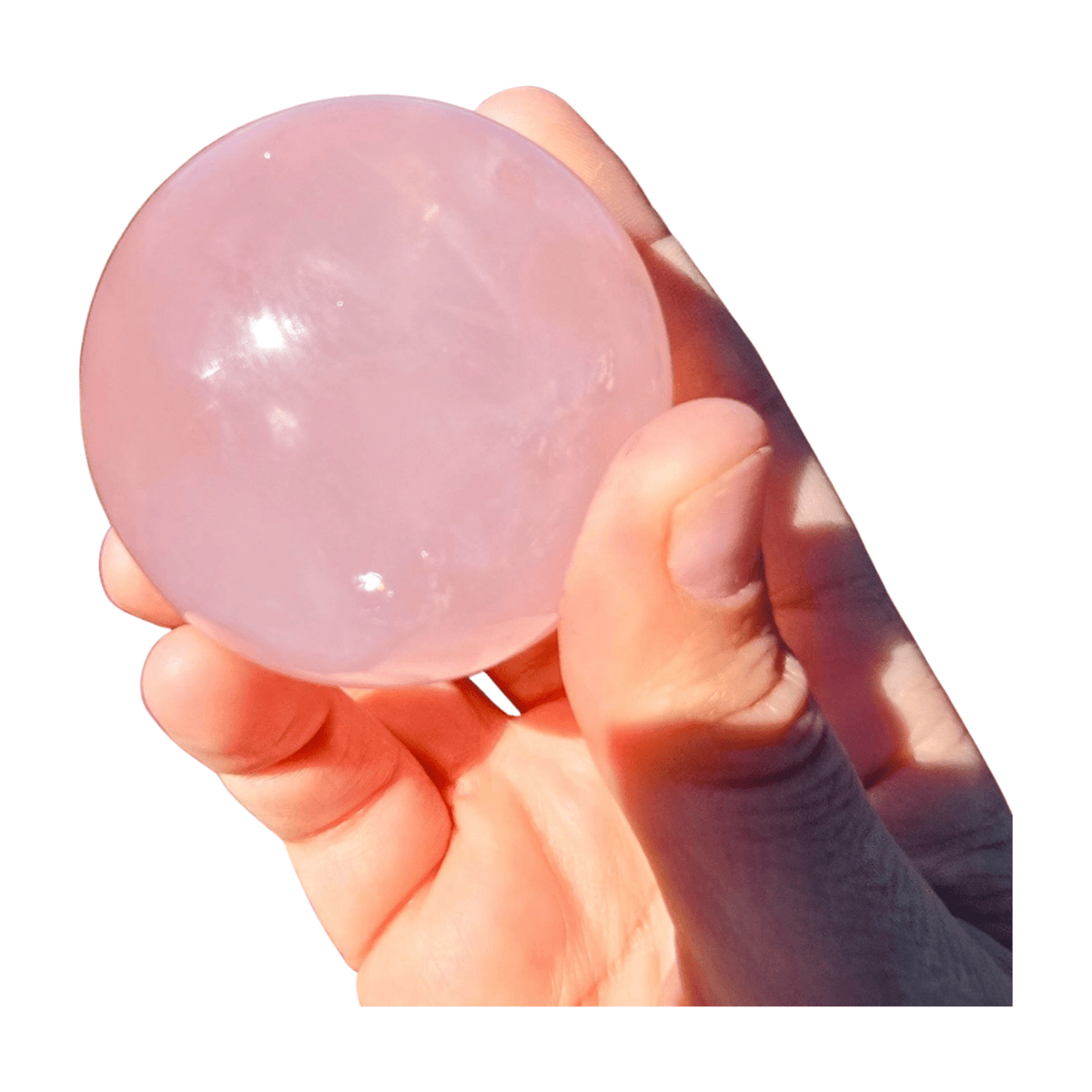 Rose Quartz Star Sphere - Small