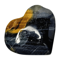 Tiger's Eye Heart
