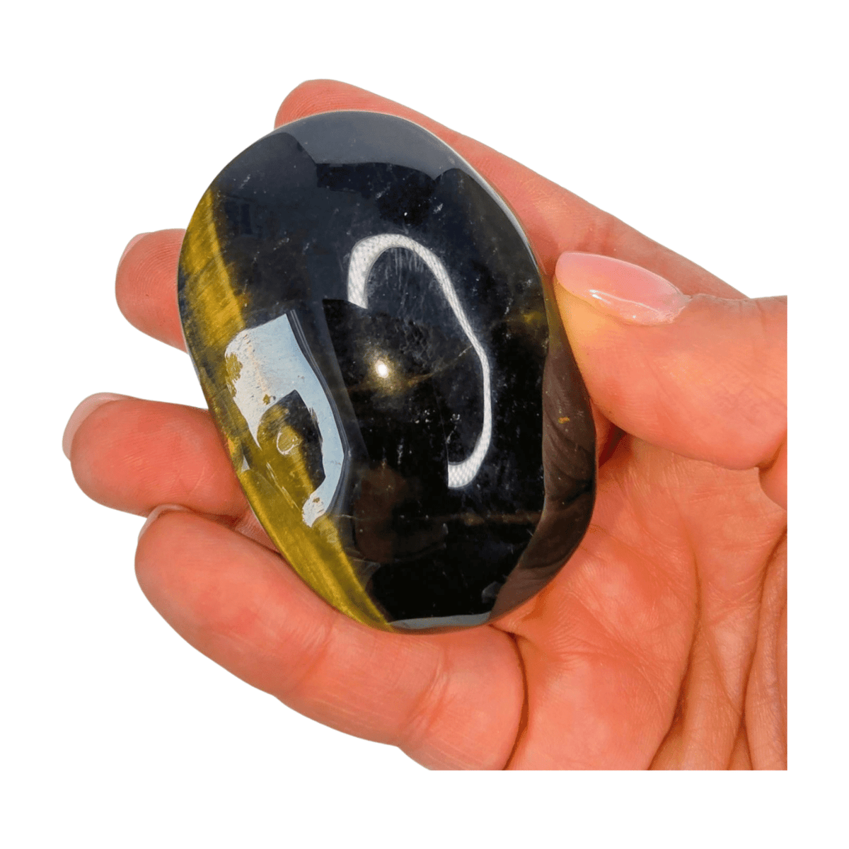 Tiger's Eye Palm Stone