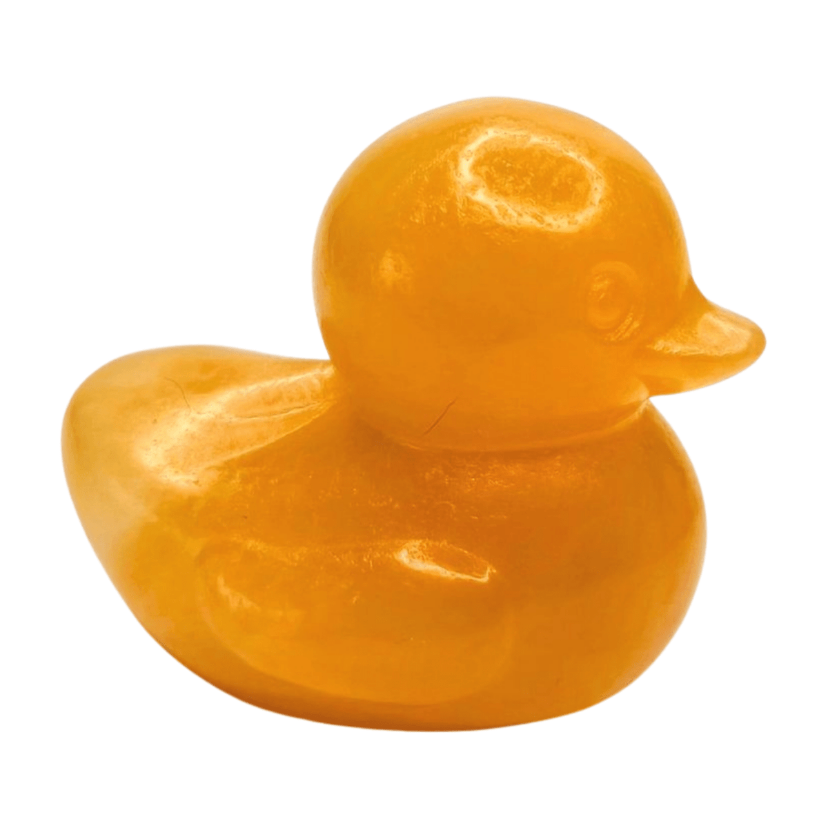 Yellow Calcite Duck - Mama