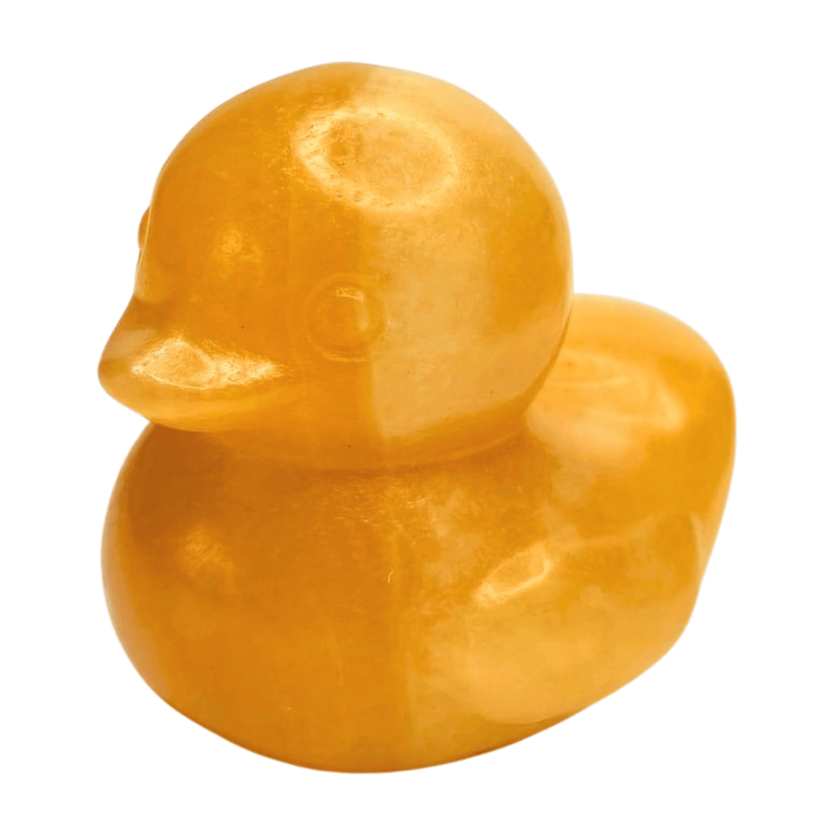 Yellow Calcite Duck - Mama