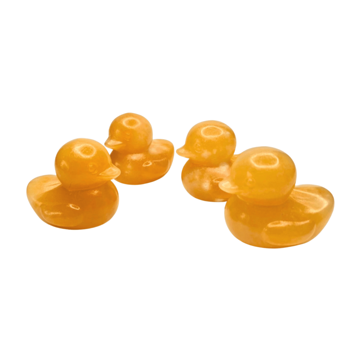Yellow Calcite Duck - Mama