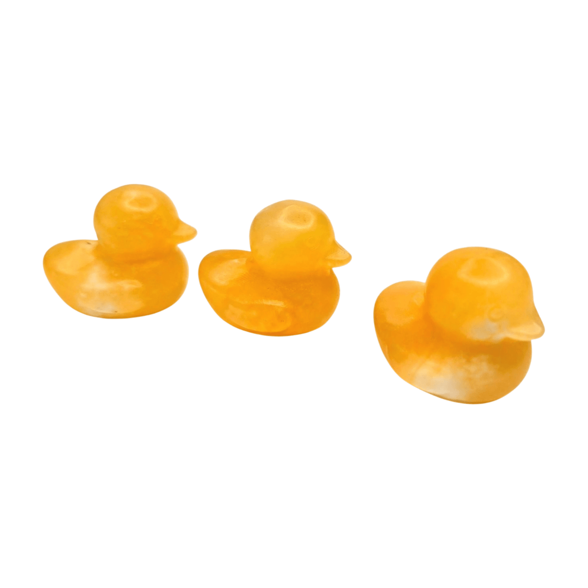 Yellow Calcite Duck - Mama