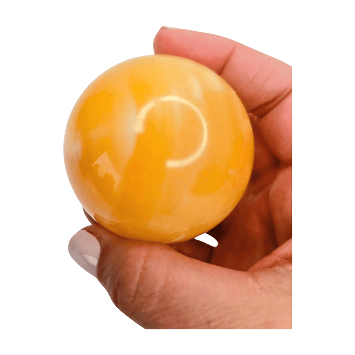 Yellow Calcite Sphere