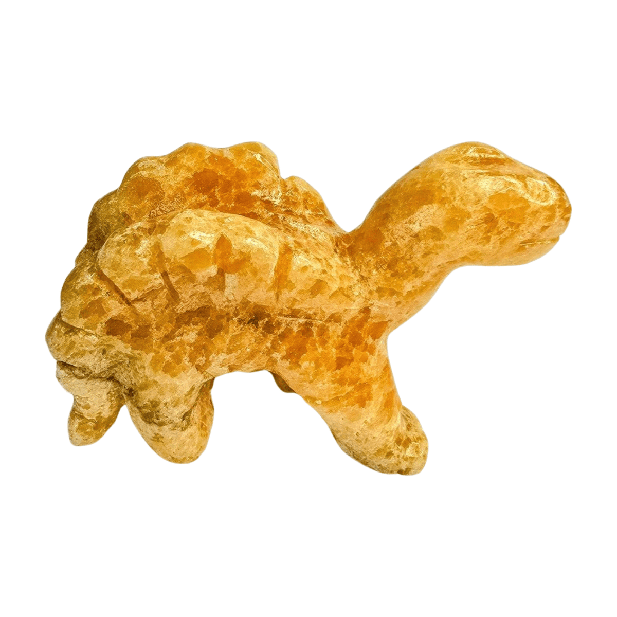 Yellow Calcite Dinosaur
