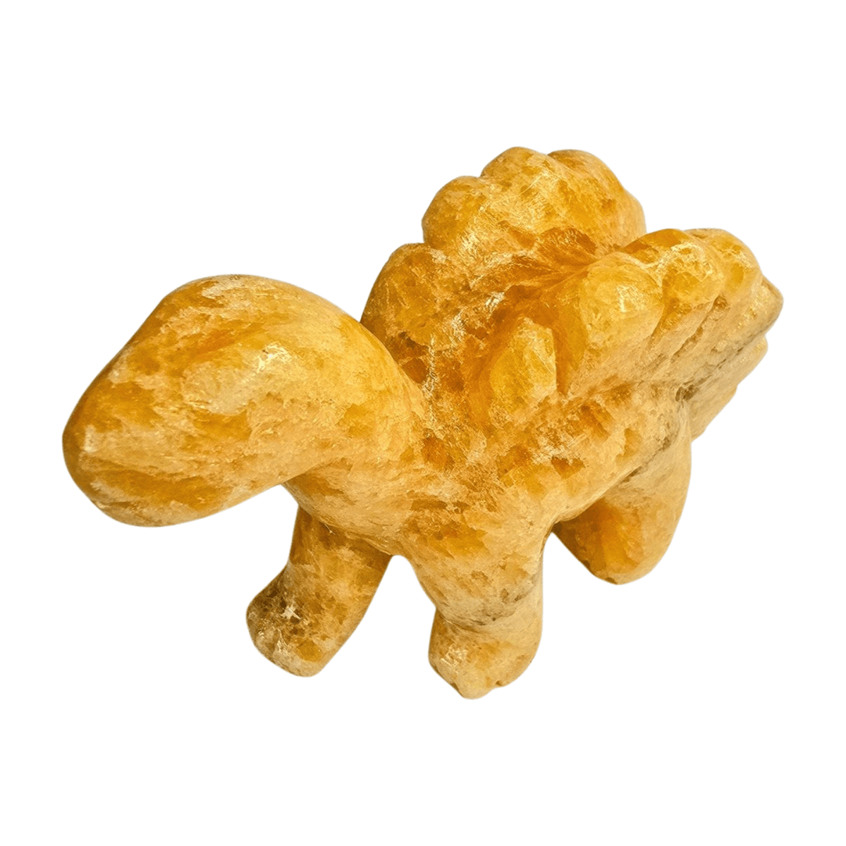 Yellow Calcite Dinosaur