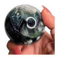 Fluorite Feather Sphere