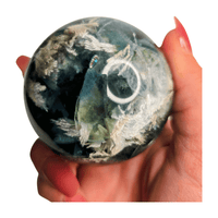 Fluorite Feather Sphere
